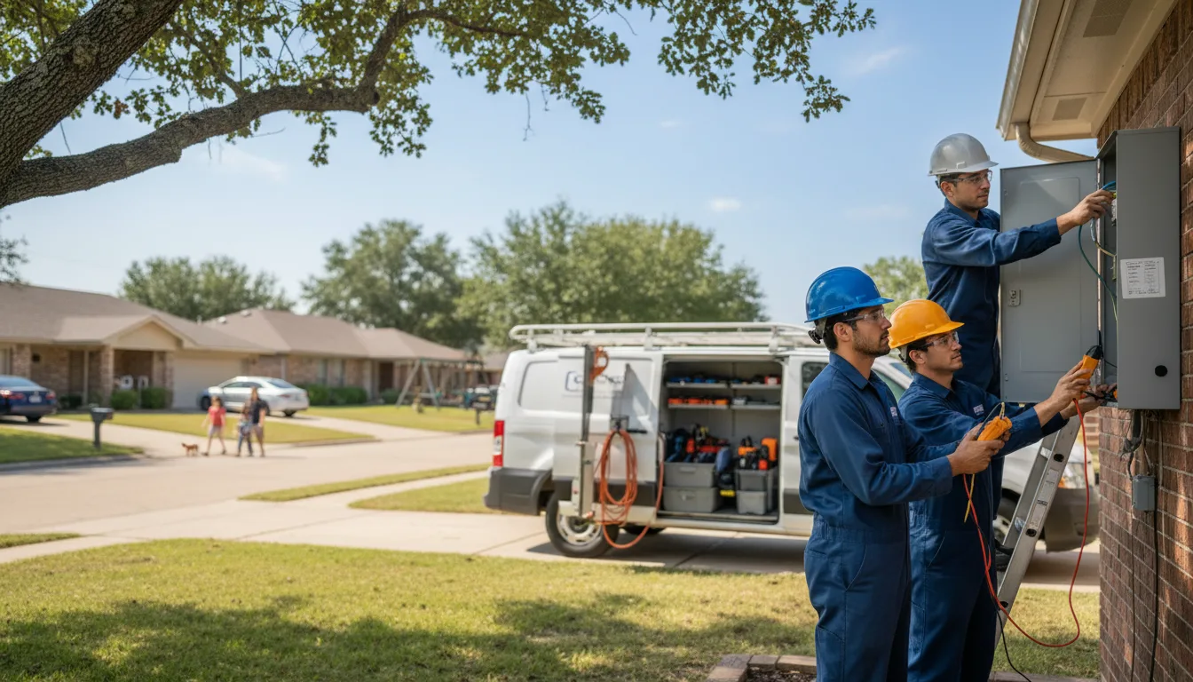 Certified electrician providing emergency electrical services in Florham Park, NJ